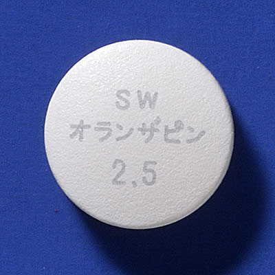オランザピン錠2.5mg「サワイ」の製品画像1