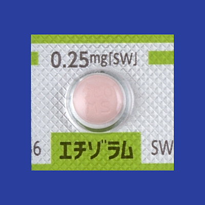 エチゾラム錠0.25mg「SW」の包装画像1