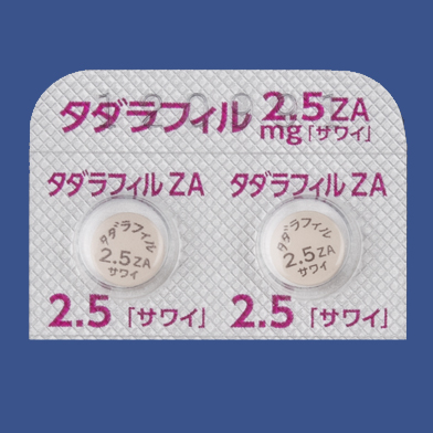 タダラフィル錠2.5mgZA「サワイ」の包装画像1