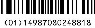 GS1-RSS 販売包装単位：5本