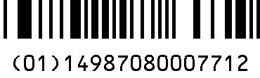 GS1-RSS 販売包装単位：PTP100T