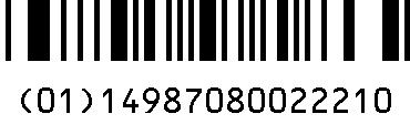 GS1-RSS 販売包装単位：PTP100T