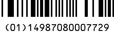 GS1-RSS 販売包装単位：PTP500T