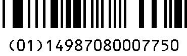 GS1-RSS 販売包装単位：バラ500T