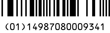 GS1-RSS 販売包装単位：バラ200T