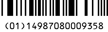 GS1-RSS 販売包装単位：バラ500T