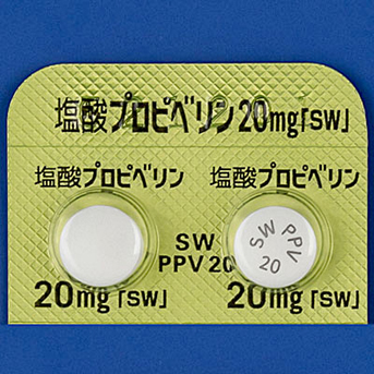 塩酸プロピベリン錠20mg「SW」【経過措置中】の包装画像1
