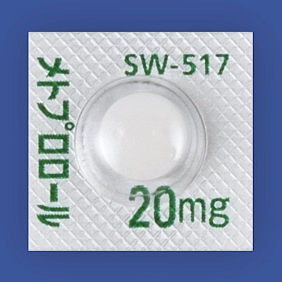 メトプロロール酒石酸塩錠20mg「サワイ」の包装画像1