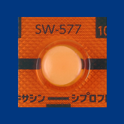 シプロフロキサシン錠100mg「SW」の包装画像1