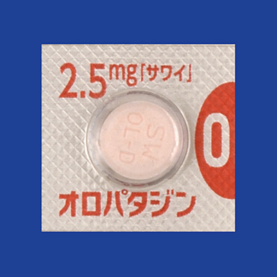オロパタジン塩酸塩OD錠2.5mg「サワイ」の包装画像1