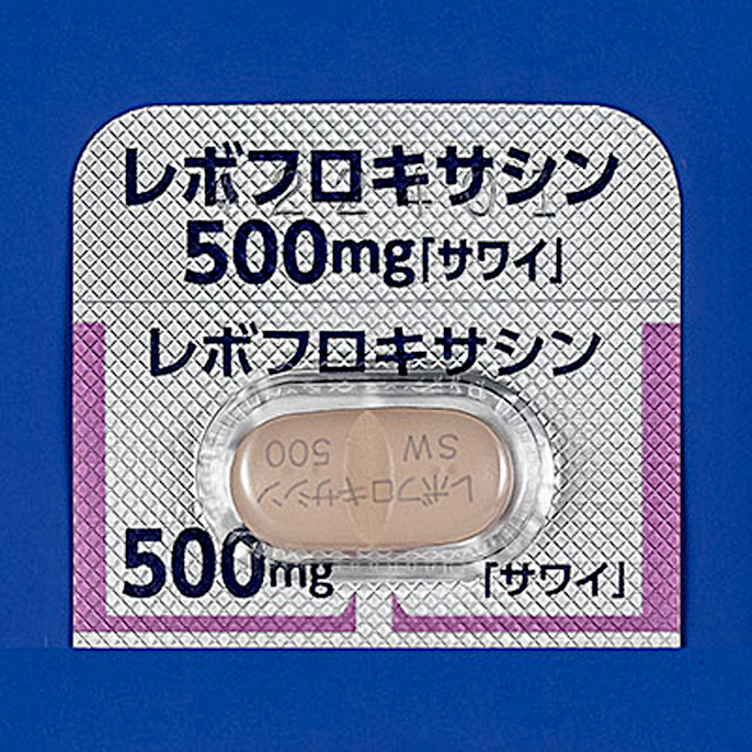 レボフロキサシン錠500mg「サワイ」の包装画像1
