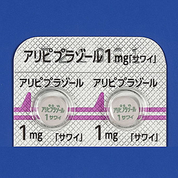 アリピプラゾール錠1mg「サワイ」(エビリファイ錠1mgのジェネリック医薬品)｜沢井製薬