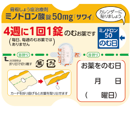 ミノドロン酸錠50mg「サワイ」