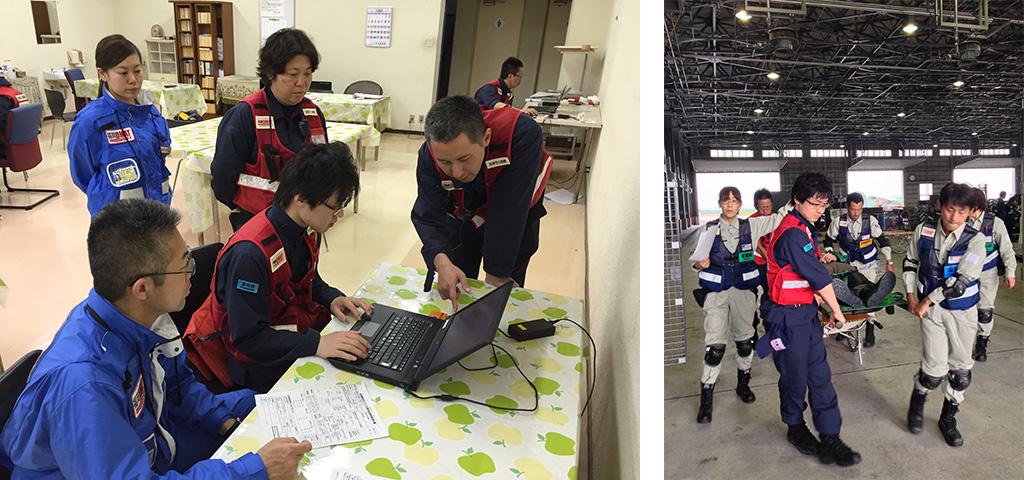 図2　DMAT活動の様子