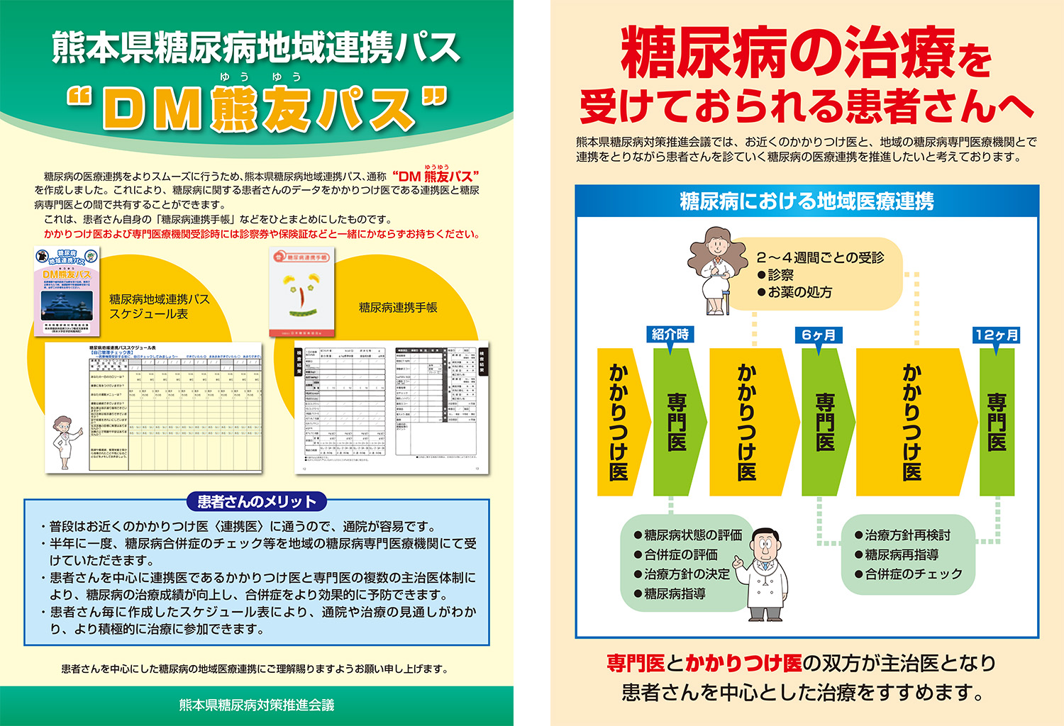 図2　DM熊友パスの患者向けチラシ