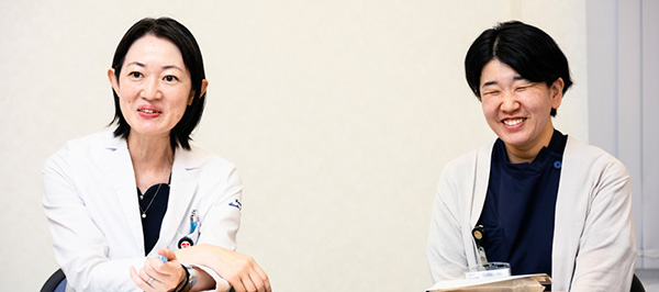 中山　敦子 先生と坂本　純子 先生