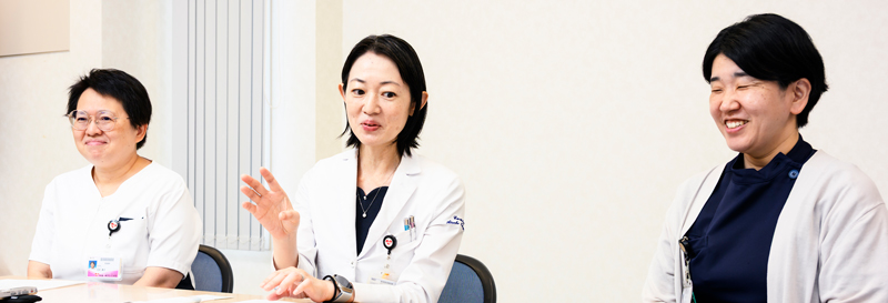 中山　敦子 先生と坂本　純子 先生と石井　典子 先生